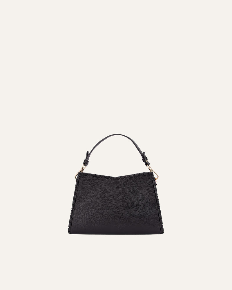 Black Ana Top Handle Bag