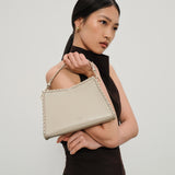 Cream Ana Top Handle Bag