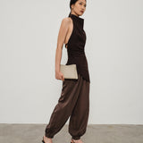 Cream Ana Top Handle Bag