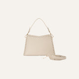 Cream Ana Top Handle Bag