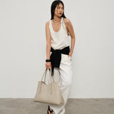 Cream Ana Tote Bag