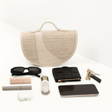 Cream Nuri Top Handle Bag