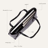 Black Ana Tote Bag